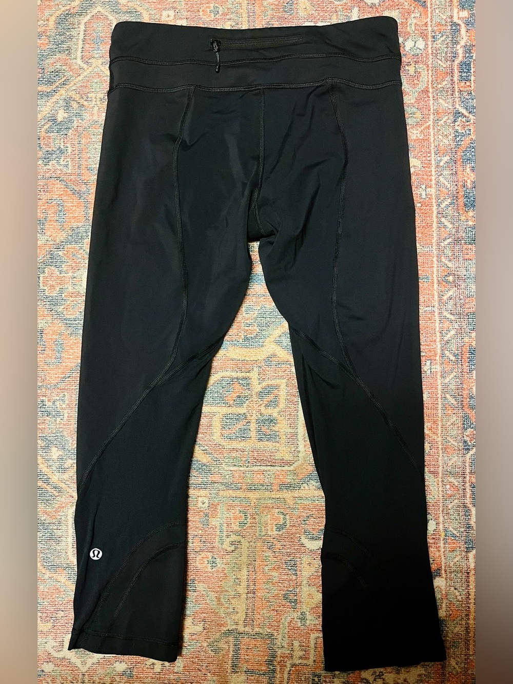 Lululemon Black Athletic Cropped Leggings